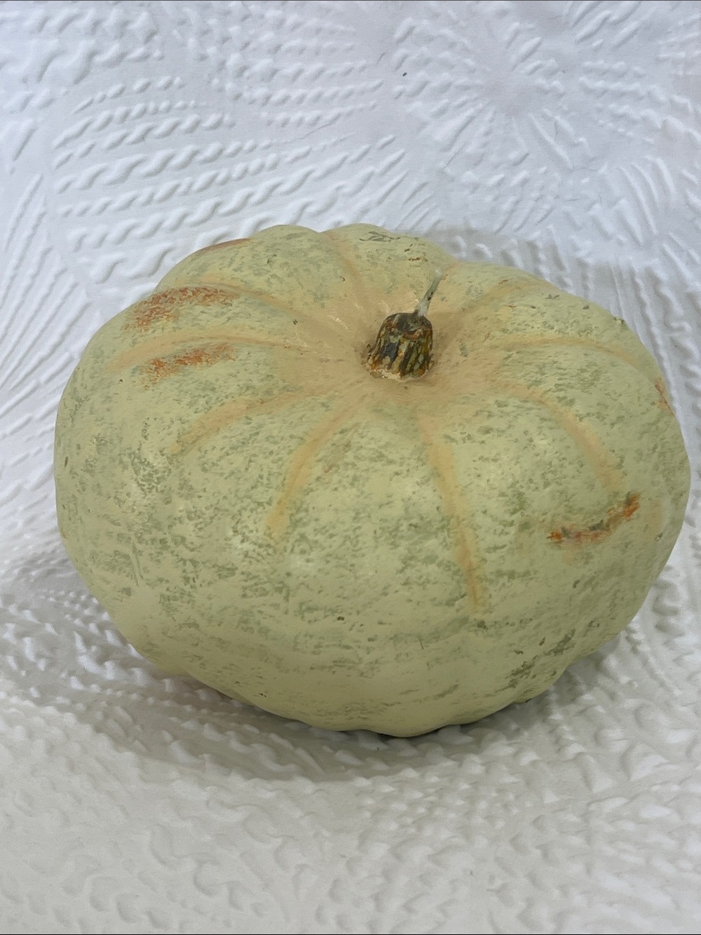 William Sonoma Wax Pumpkin Candle